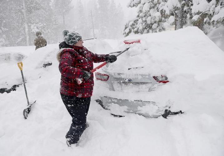 Key Northern California highway closed as snow continues to fall in the blizzard-hit Sierra Nevada