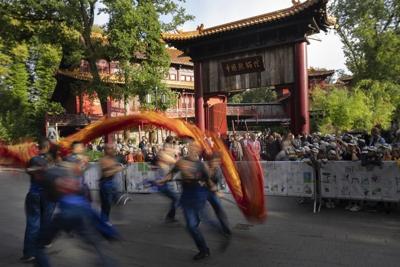 Giant panda Fan Xing leaves a Dutch zoo for her home country China