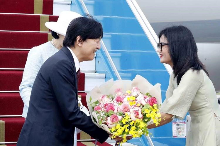 Japanese crown prince visits Vietnam to mark 50 years of diplomatic relations