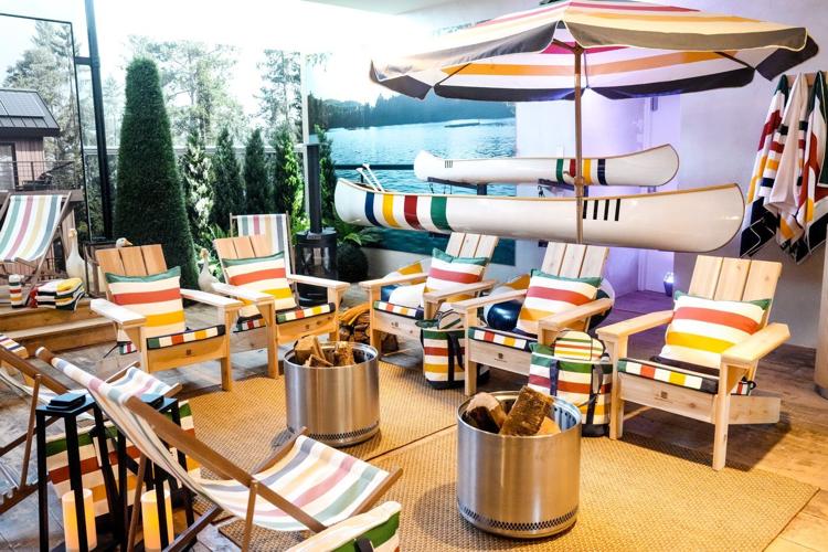 Canadian Tire reveals first collection of Hudson's Bay striped goods it developed