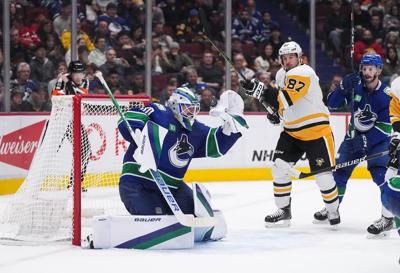 Captain Bo Horvat scores twice as Vancouver Canucks down Pittsburgh Penguins 5-1
