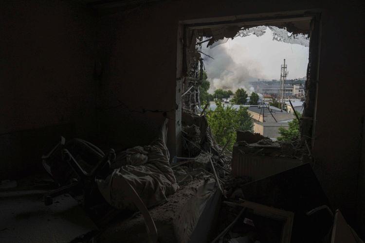 AP PHOTOS: Russia attacks Ukraine with drones and missiles