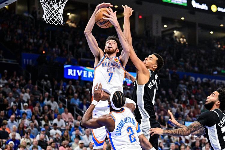 Spurs beat Thunder 117-102 for 3rd win over defending NBA champs in 2 weeks