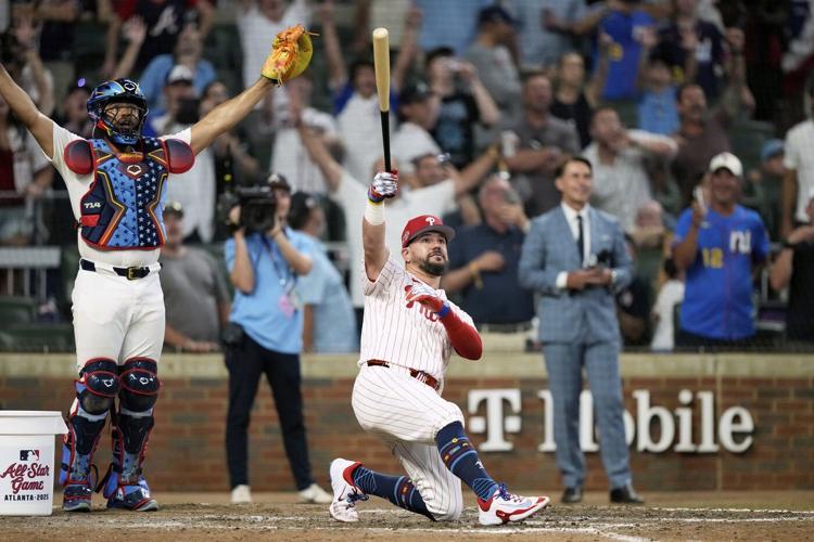 Kyle Schwarber's 3 homers in All-Star Game's first tiebreaking swing-off lift NL over AL
