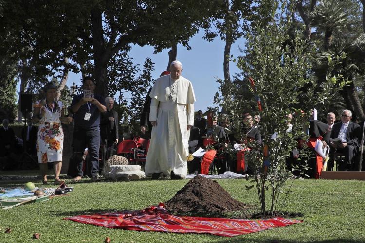 Pope Francis converted to the environmental cause and denounced those he blamed for climate change