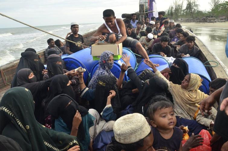 Over 100 Rohingya refugees fleeing persecution in Myanmar arrive in Indonesia's Aceh