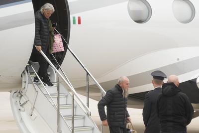 An Italian family of three is back in Rome following two years of captivity in Mali