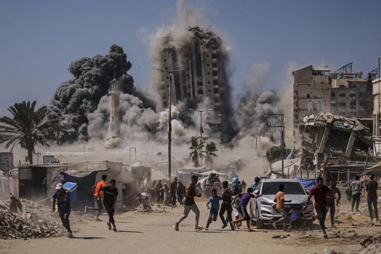 Israel calls on famine-stricken Gaza City residents to move to safe zone as it expands operations