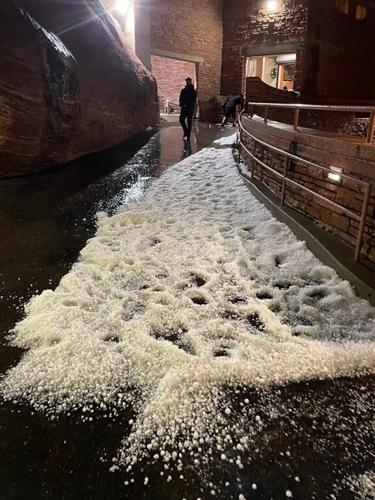 Hail hurts dozens of concertgoers, scraps Louis Tomlinson show at Red Rocks Amphitheater near Denver