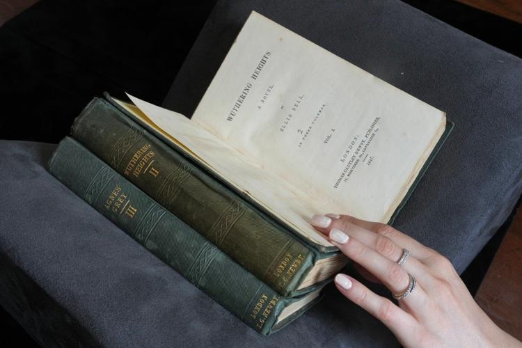 A rare first edition of 'Wuthering Heights' complete with spelling mistakes is up for auction