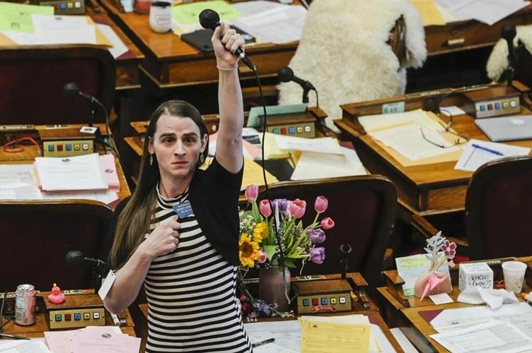 Montana trans lawmaker fights on during 1st day of exile