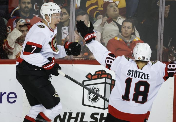 Tkachuk scores overtime winner to give Senators a 3-2 win over Flames