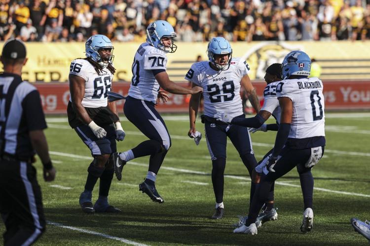 Hajrullahu's game-winning boot caps wild Argos Labour Day win over Ticats