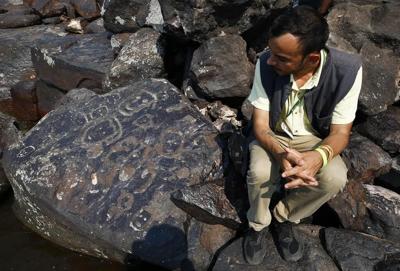 Severe drought in the Amazon reveals millennia-old carvings
