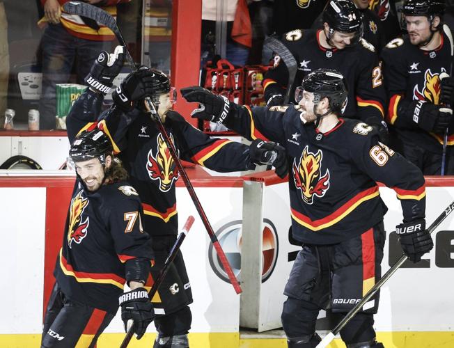 Dustin Wolf solid as Flames hang on for 2-1 shootout win over Islanders