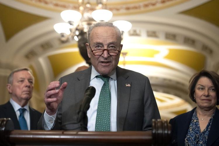 Senate works to prevent a government shutdown as Democrats divide ahead of the midnight deadline