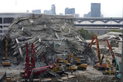 Bangkok officials end search operation at the skyscraper that collapsed following an earthquake