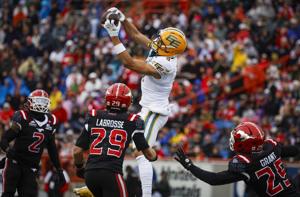 Elks rally for third win in a row, down Stampeders 38-28 on Labour Day