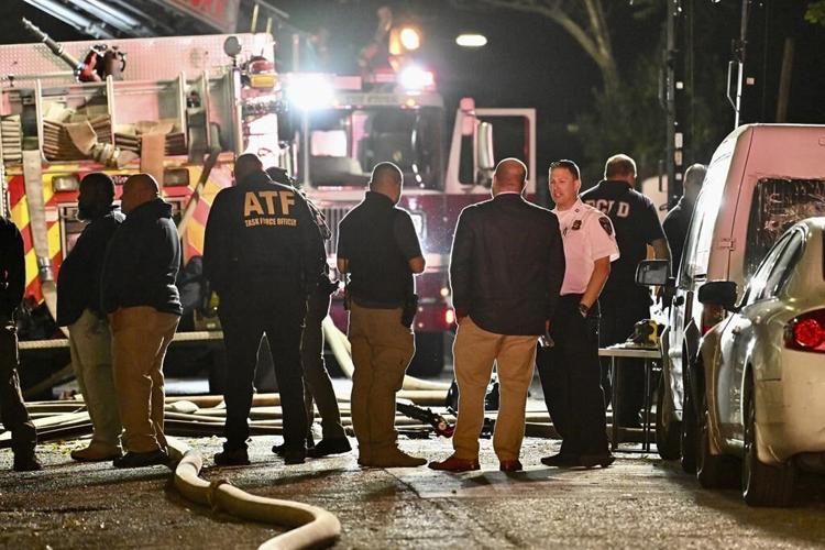 Baltimore firefighter dies and 4 others are injured battling rowhouse fire