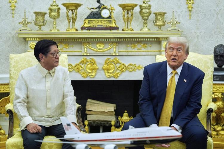 Trump welcomes Philippine leader Marcos at White House and says he thinks there will be a trade deal