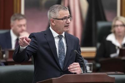 Finance Minister Travis Toews,  Minister Sonya Savage say won't run again