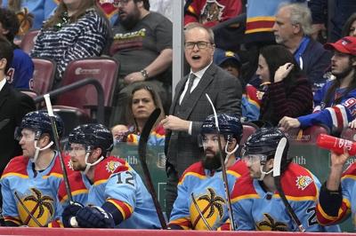 Panthers coach Maurice fined for complaining about refs after loss to Leafs