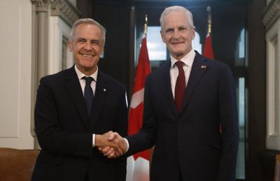 Carney welcomes Norwegian PM to Ottawa to discuss Arctic security, energy