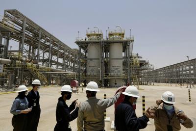 Saudi oil giant Aramco announces first-quarter profits of $26 billion, down 4.6% from a year earlier