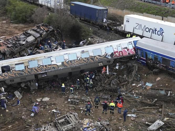 Head-on train crash in Greece kills 32, injures at least 85