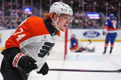 NHL roundup: Michkov leads Flyers to 4-1 win over Islanders, tightening Metro playoff race