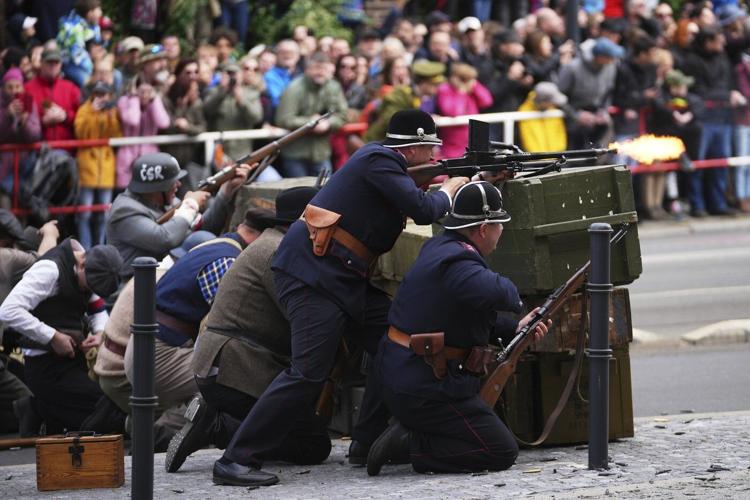 World War II ended in Europe 80 years ago. Celebrating V-E Day is now tinged with some dread