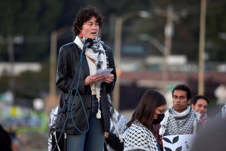 Hundreds gather on Seattle beach to remember American activist killed by Israeli military