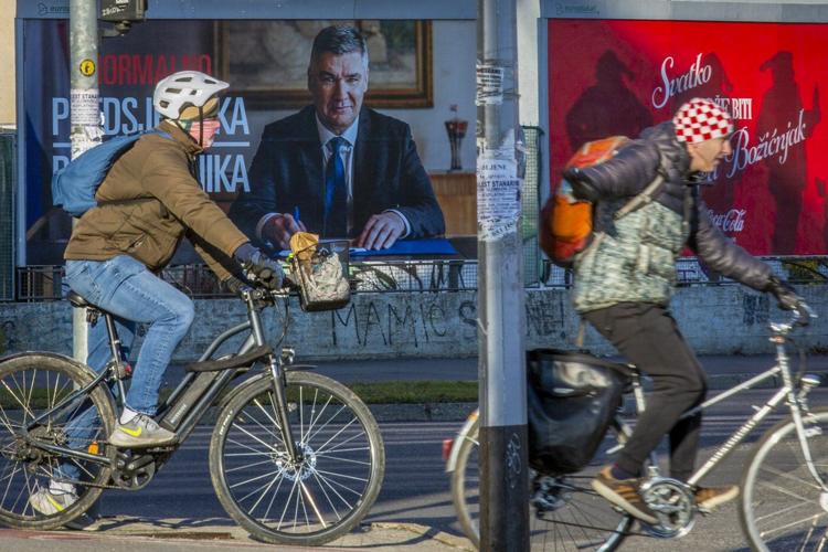 Croatia's outspoken president is seeking reelection. He faces several contenders in Sunday's vote
