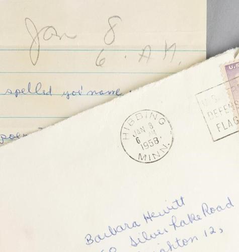 Collection of love letters written by Dylan sold for $670K