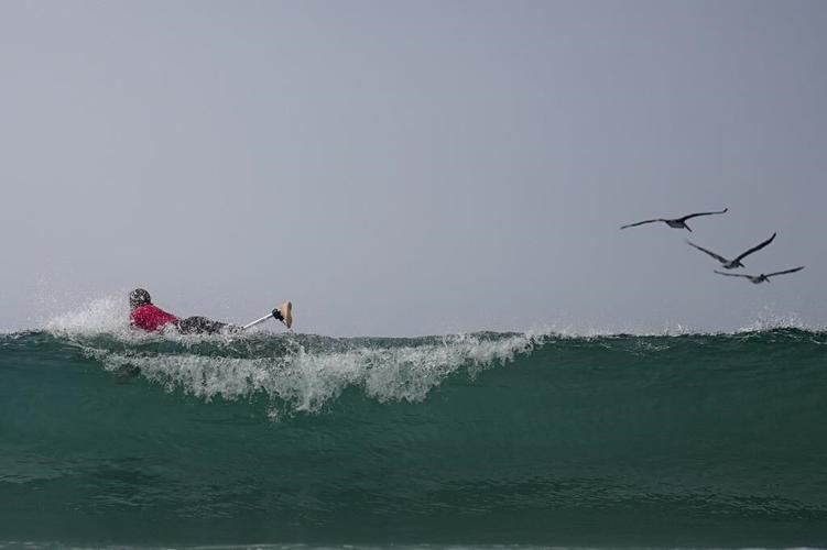 Canadian para surfer Victoria Feige fights to get her sport included in 2028 Los Angeles Paralympics