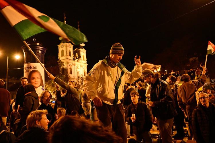From chants on trams to a parliament rave, young Hungarians provided a soundtrack for Orbán’s defeat