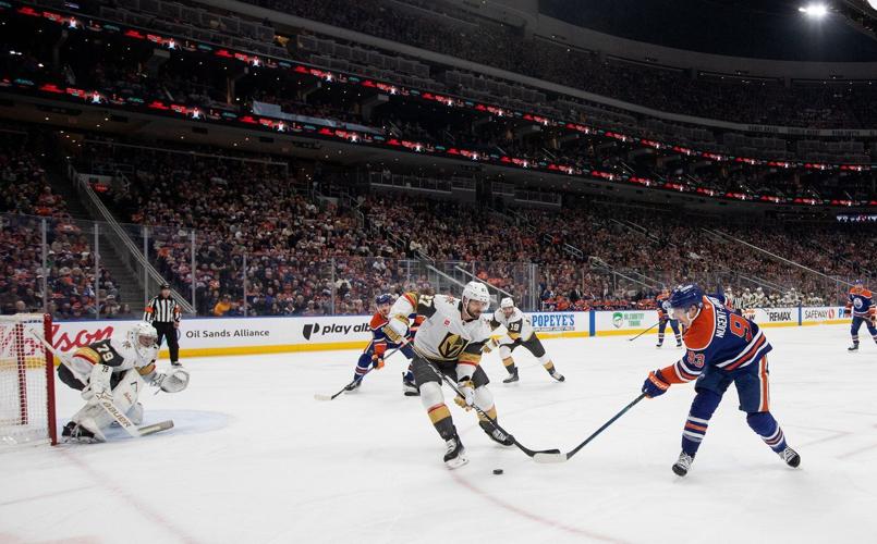 Eichel helps Golden Knights rule over Oilers 5-1