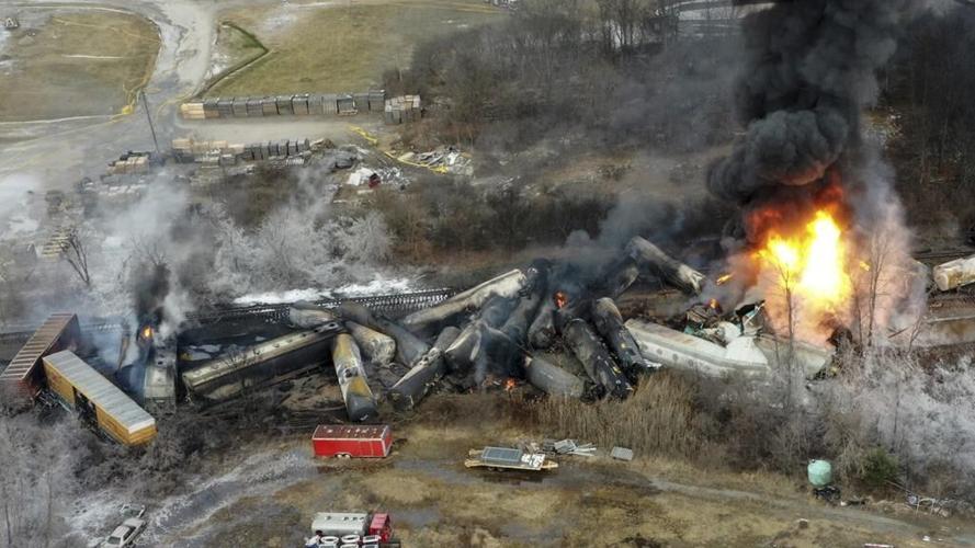 EPA begins formal review of vinyl chloride, toxic chemical that burned in Ohio train derailment