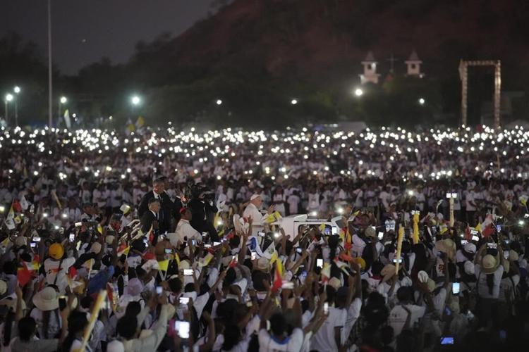 Pope Francis’ Mass in East Timor draws 600,000 people, nearly half the population