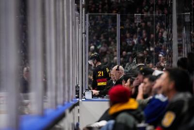 Nils Hoglander hit with max fine for slew-footing Sharks' Kevin Labanc