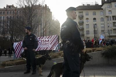 Antifascists gather in Hungary to oppose annual far-right event as Italian activist remains jailed