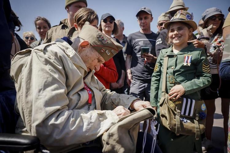 'It was tough': World War II veterans return to Utah Beach to mark D-Day's 79th anniversary