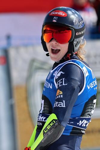 Shiffrin extends World Cup overall lead in rare start in super-G won by 35-year-old Curtoni