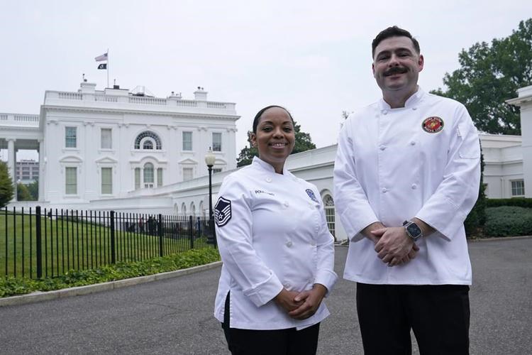 Jill Biden hosts military chefs crowned 'Chopped' champs for guest stint in White House Navy Mess