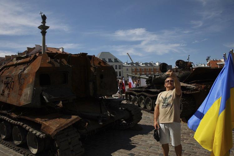 Polish prosecutors probe an exhibition of Russian armor from Ukraine that contained live explosives