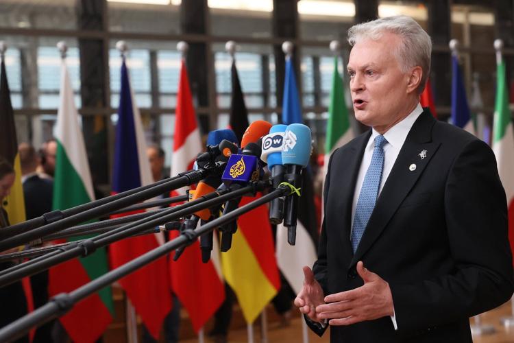 Lithuanian president says Russian military planes violated the Baltic country's airspace