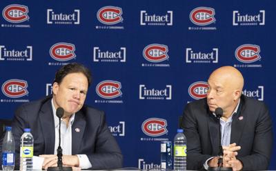 Canadiens' Gorton, Hughes temper off-season expectations after playoff berth