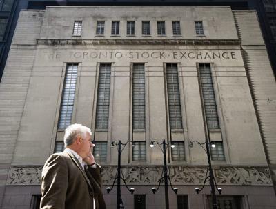 S&P/TSX composite down in late-morning trading, price of gold lower