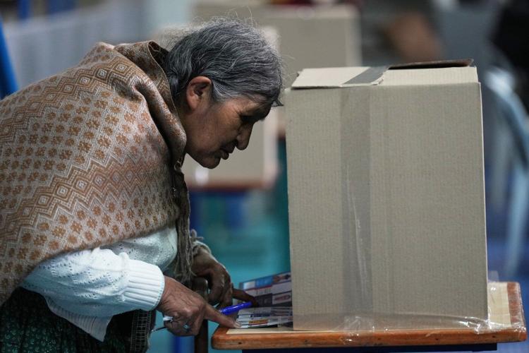 Photos of Bolivia's presidential and legislative elections
