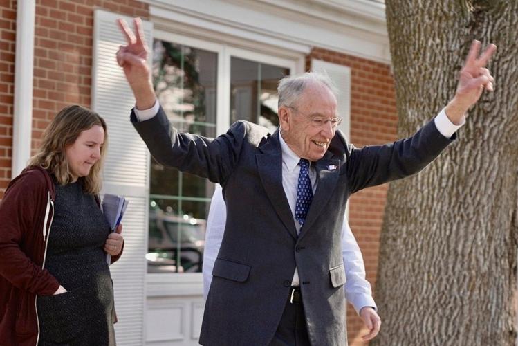 Iowa town hall attendees turn on each other as Sen. Grassley faces heated questions
